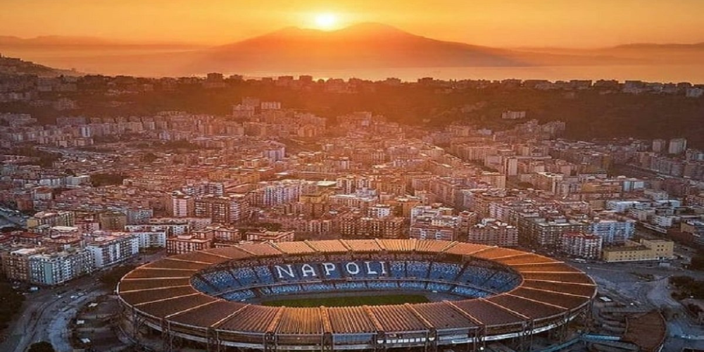 Grande Bandiera Maradona Calcio Napoli 2022/23 - Scudetto 3e Championnat Drapeau